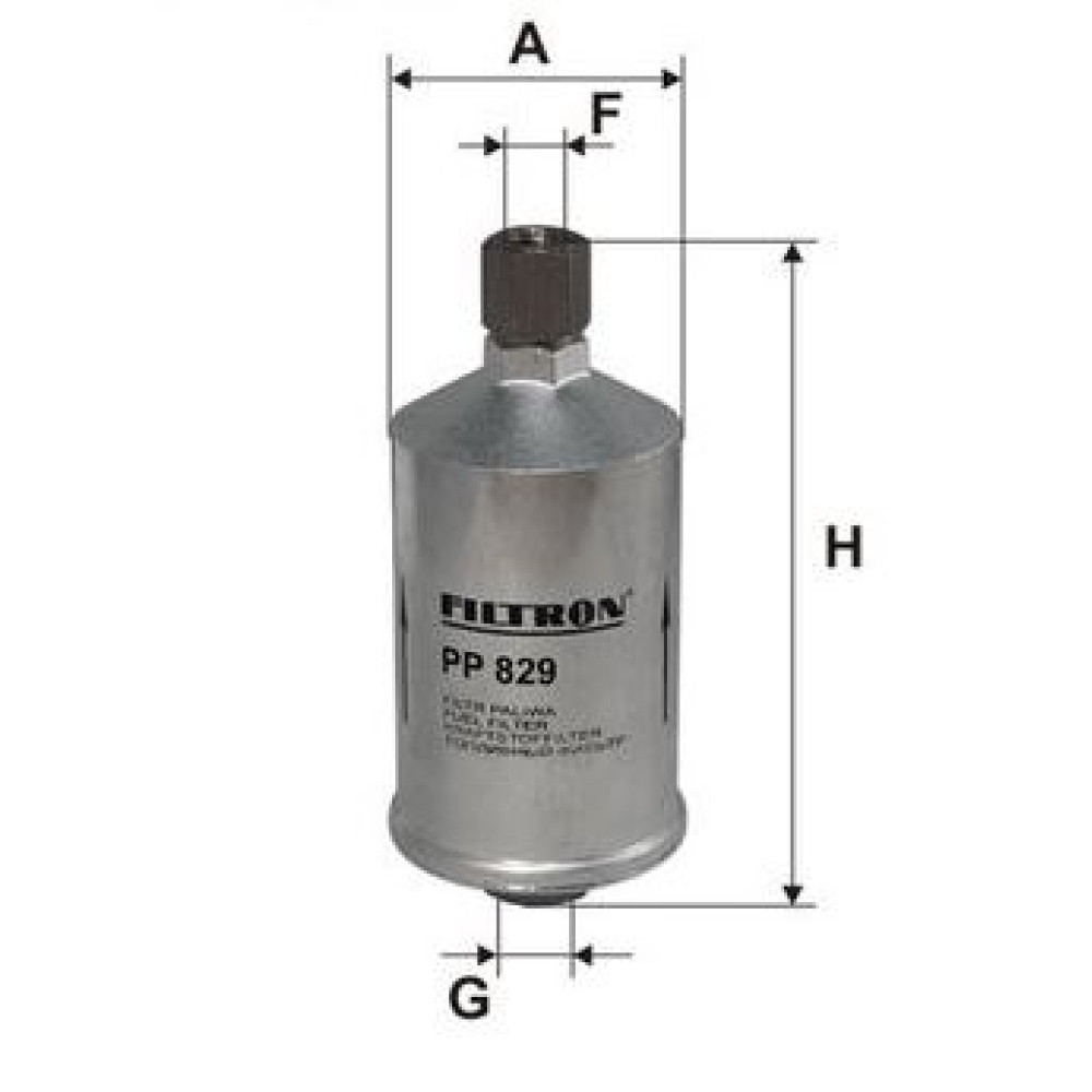 FILTRO GASOLINA/metalico