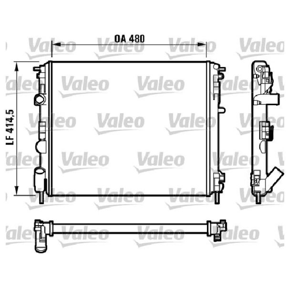 RADIADOR AGUA (+A/C)