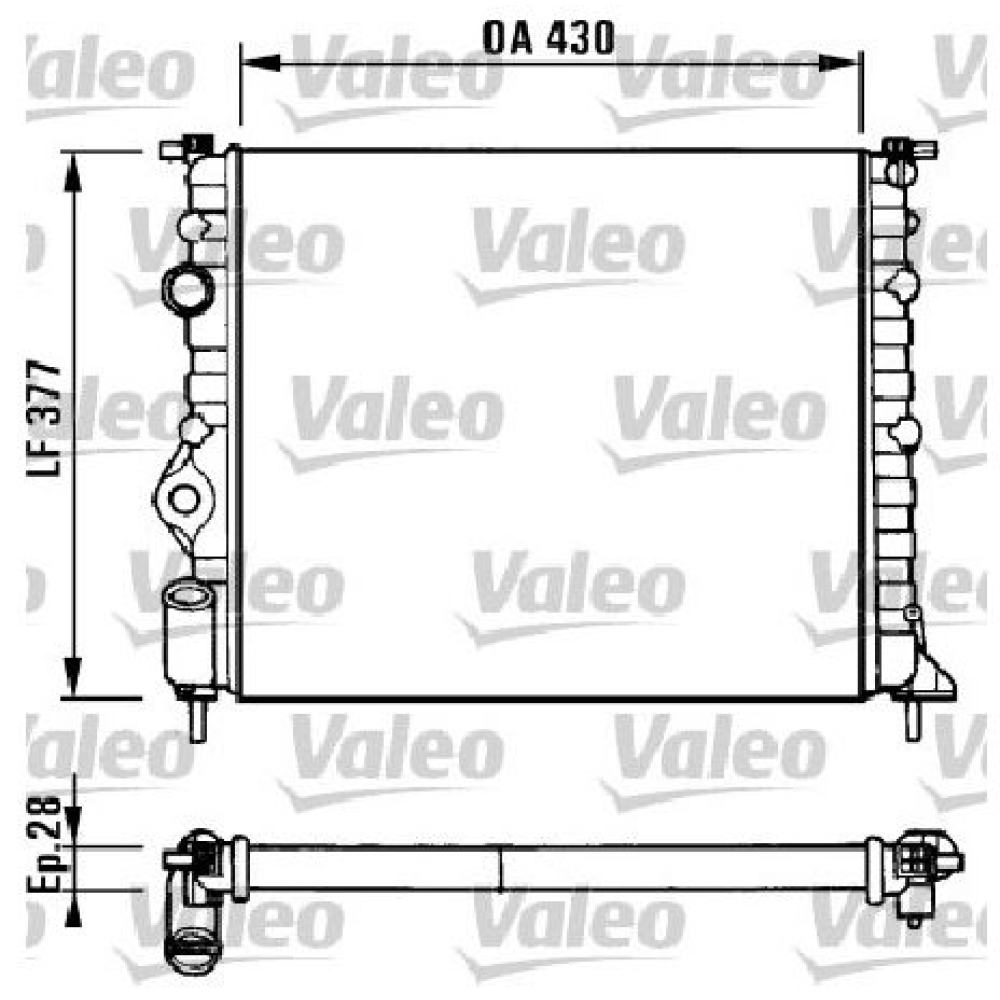 RADIADOR AGUA (-A/C)